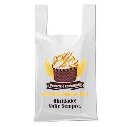 Sacola Plástica Padaria